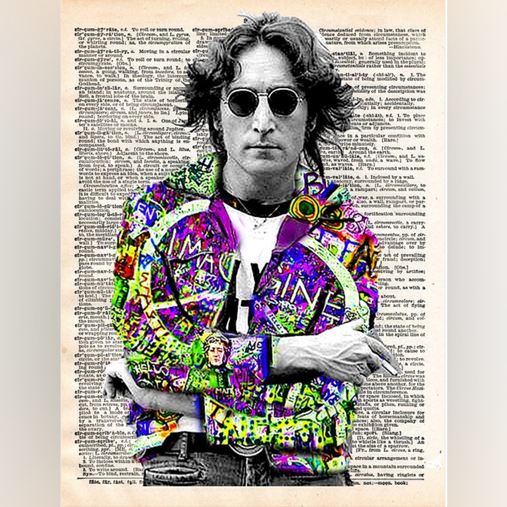 Artnwordz John Lennon Art Print